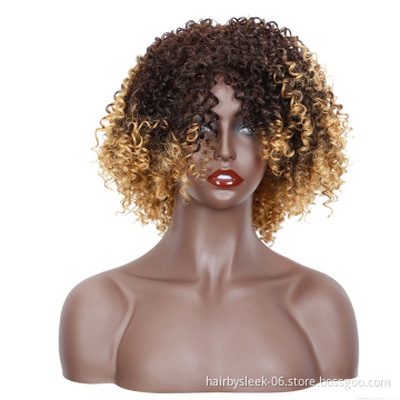 Rebecca summer passion curly wig heat resistant virgin temple human synthetic hair wigs synthetic braiding hair wigs  for woman